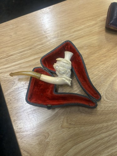 Antique meerschaum pipe - meerschaum,