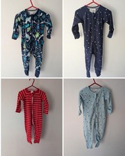 x4 Bonds Wondersuits - Unisex - Age 6-12 Months - Fun designs - Bundle