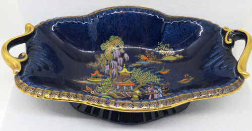 Crown devon blue lustre bowl - devon,