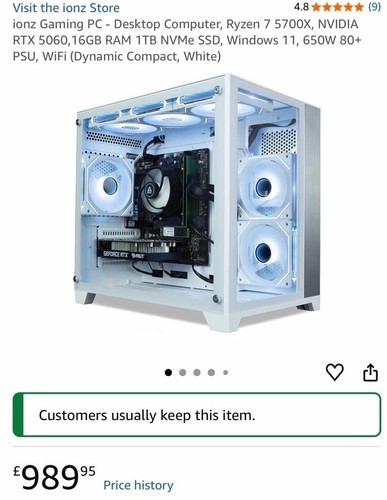 Ionz gaming desktop - gaming,