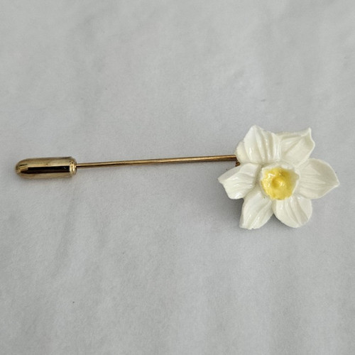 Gold tone metal stick pin - tone,