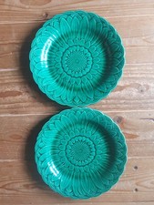 Set Of Two Antique Green