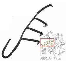 Diesel Fuel Injector Leak Off Return Pipe 03L130235AF For VW Jetta Caddy 1.6 TDI