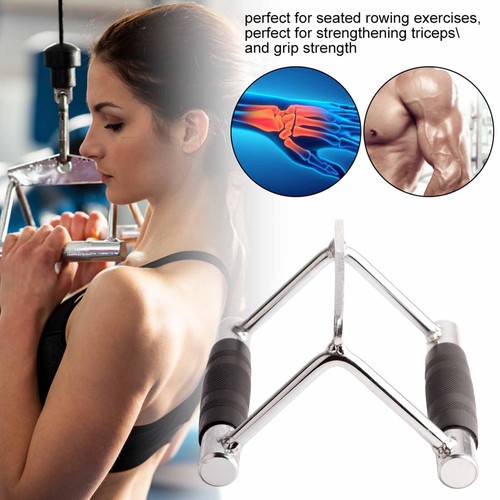 Fitness tricep shaped press - v,