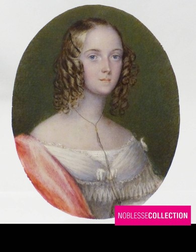 Antique belgium school - antique, lady