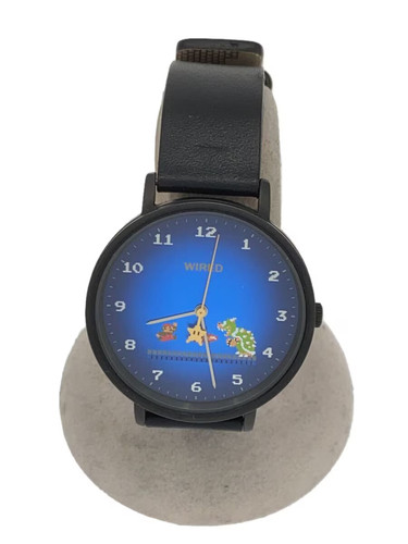 Seiko watch analog leather nvy - watch,