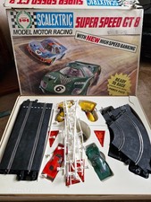 Vintage Scalextric Super Speed GT 8 Set - 1974 Boxed with 2 FORD GT40 No Power