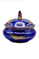 LARGE Powder Bowl Art Nouveau