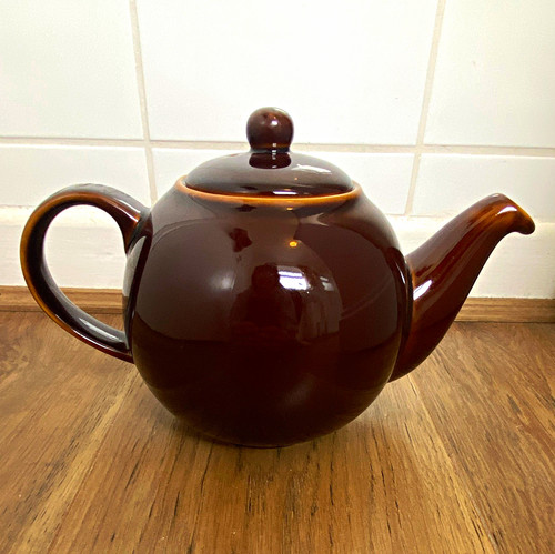 London pottery globe teapot - london,
