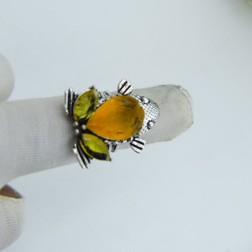 Yellow citrine gemstone unique - yellow,
