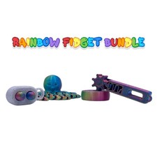 Rainbow Fidget Toy Bundle With