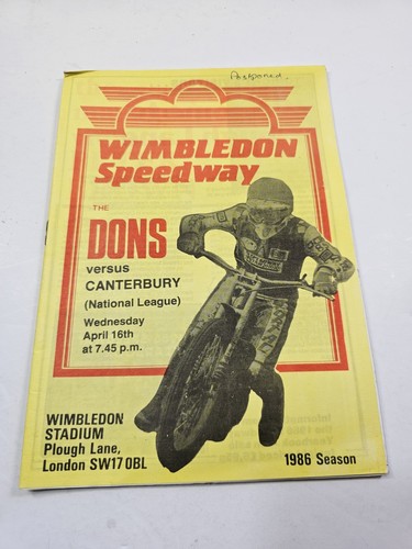 Wimbledon lbc dons speedway - lbc,