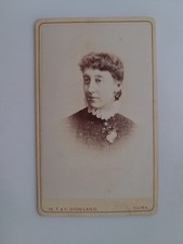 CDV: Woman Portrait: W T & F