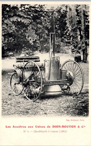 Automobile steam quadricycle - steam,