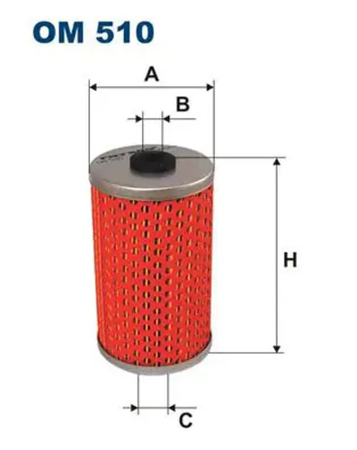 Oil filter insert - filter, om