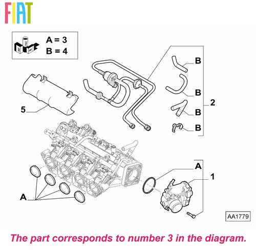 Genuine fiat intake manifold - genuine,