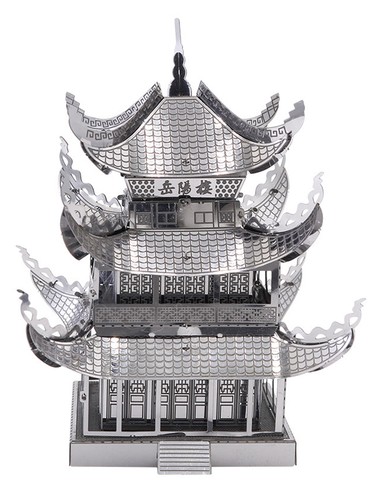 Metal model yueyang tower - yueyang, 3d