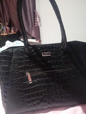 Osprey Black Mock Croc Large