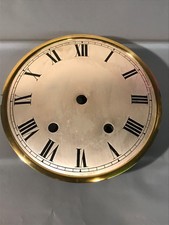 Vintage Mantle Clock  Silvered