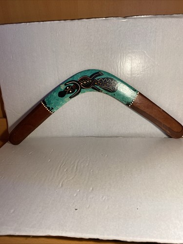 Hand painted boomerang - painted,