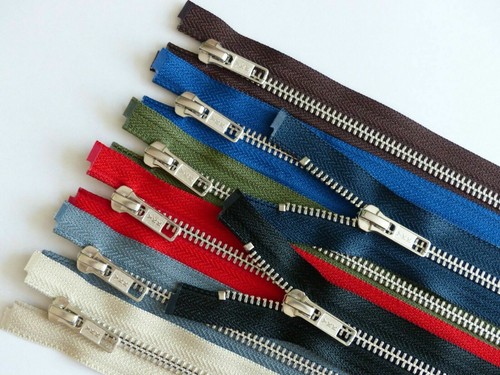 Ykk metal silver teeth - metal,