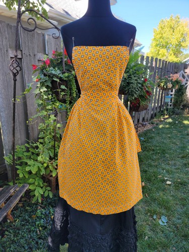 Vintage orange cotton - orange,