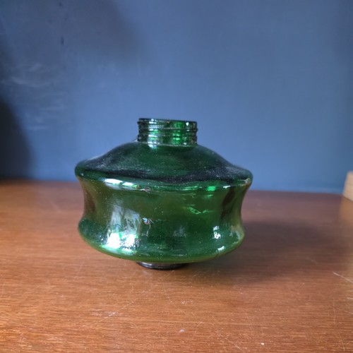 Vintage kerosene oil lamp - lamp, base