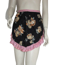 60s Apron Vintage Half Pinnie Pinny Frilly Sissy Pinefore Skirt VTG Kitsch 60's