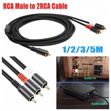RCA to 2RCA Subwoofer Cable Y