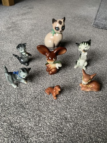 Vintage goebel cats bunny - cats,