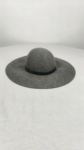Women grey wide - grey, wide-brimmed
