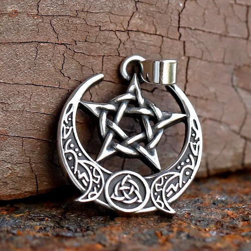 Silver gothic screscent - silver,