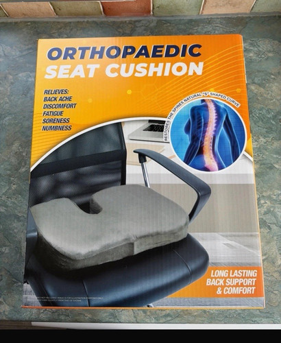 Orthopaedic grey seat cushion - orthopaedic,