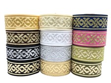 10m Jacquard Ribbon/Trim