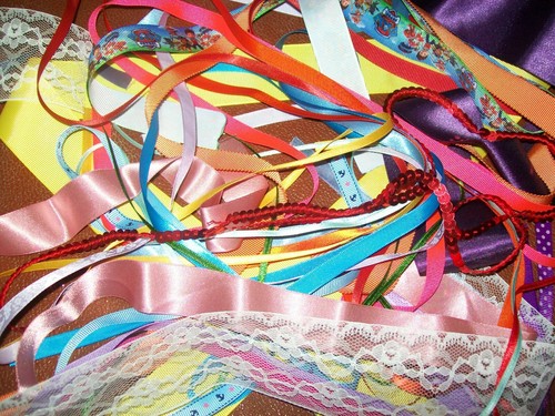 Ribbon lace trim mixed - ribbon,