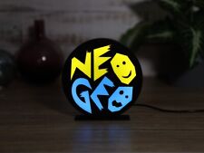 Neo Geo LED Sign, USB Light Up Logo, Gaming Collectible, Retro Gamer, MVS Games