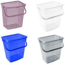 Washing Powder Container Box 6L 10L Detergent Pods Storage Closing Lid Handle UK