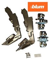 BLUM 170 Degree Zero Protrusion Clip On Top Steel Hinge & Mount PAIR