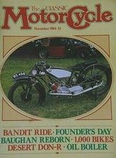 Classic Motorcycle Nov 1984