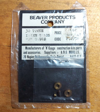 Idler gear 30T N/2mm scale  Beaver Products
