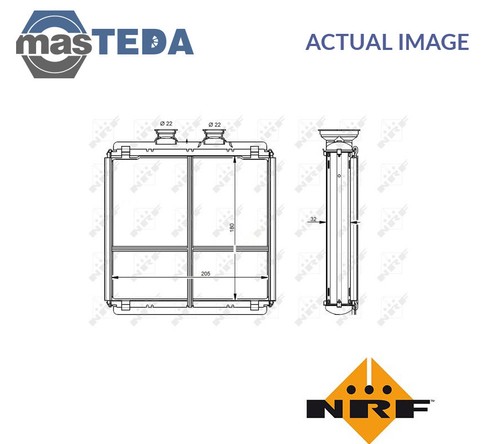 54338 heater radiator - heater,
