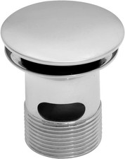 Bristan W BASIN08 C Round Push