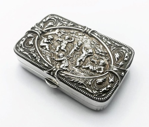 Victorian silver purse - victorian,