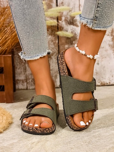 Womens flat slip buckle - flat,