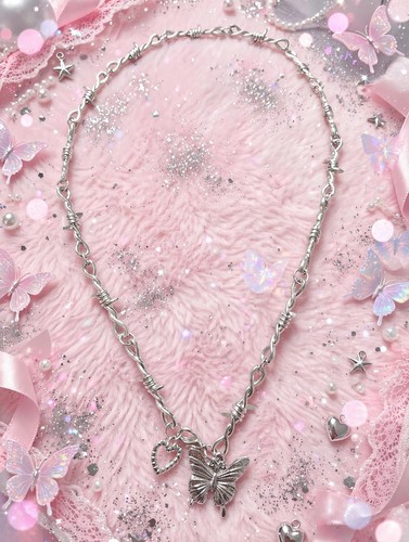 Silver tone link - tone, chain