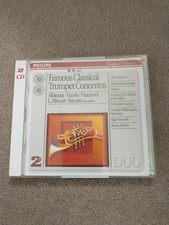 CDs 2 Discs 'Famous Classical Trumpet Concertos' Mozart Haydn Bach Etc VGC