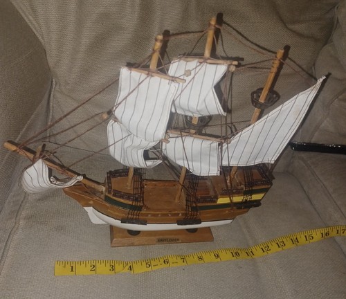 Wooden mayflower ship model - wooden,