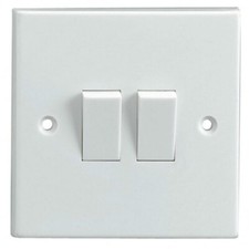 2 Gang Light Switch 2 Way