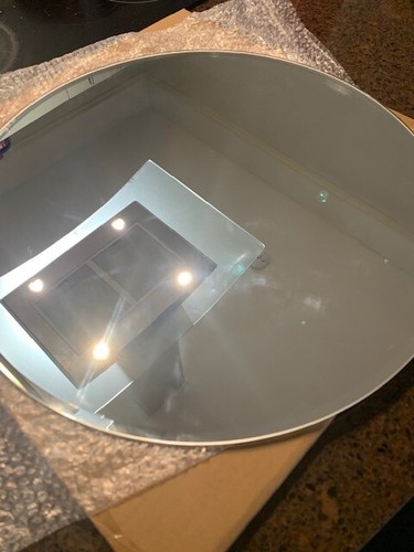 40cm round mirror plates - 40cm,