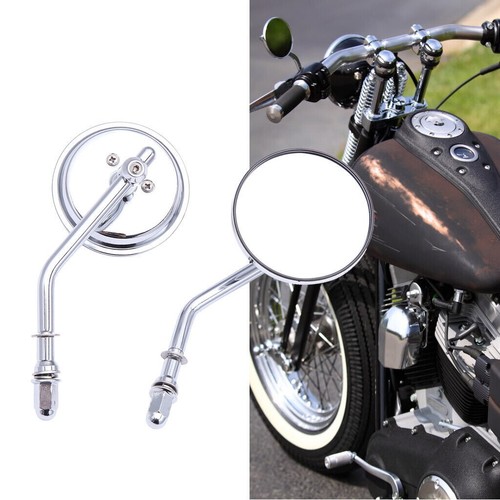 New chrome motorcycle rearview - chrome,